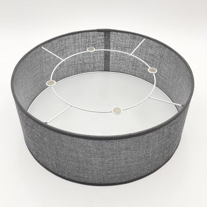 Taklampa SIRJA 1xE27/15W/230V Ø 35 cm grå