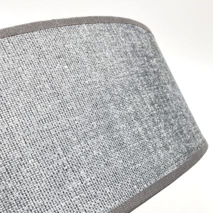 Taklampa SIRJA 1xE27/15W/230V Ø 35 cm grå