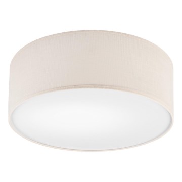 Taklampa SIRJA 1xE27/60W/230V diameter 35 cm krämig