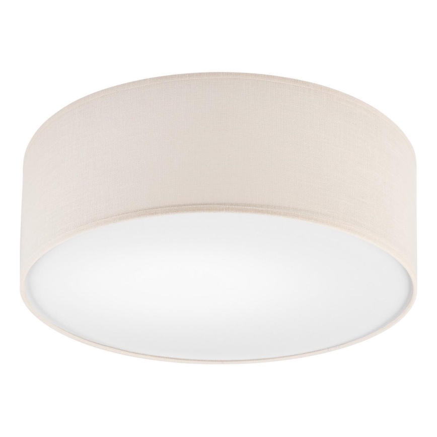 Taklampa SIRJA 1xE27/60W/230V diameter 35 cm krämig
