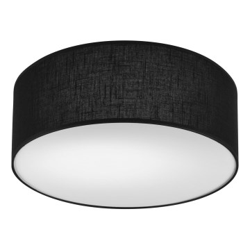 Taklampa SIRJA 1xE27/60W/230V diameter 35 cm svart