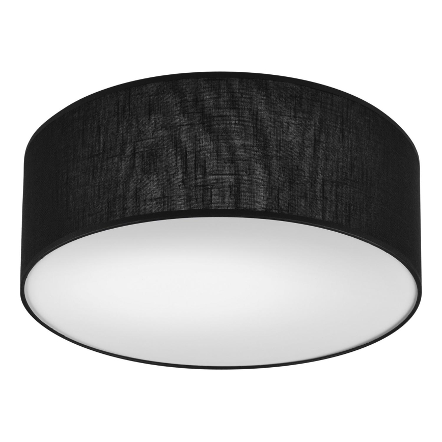 Taklampa SIRJA 1xE27/60W/230V diameter 35 cm svart