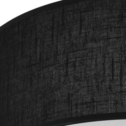 Taklampa SIRJA 1xE27/60W/230V diameter 35 cm svart