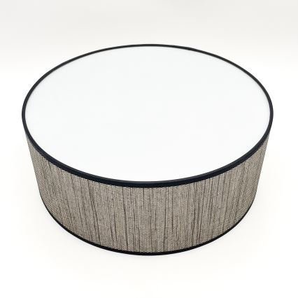 Taklampa SIRJA 2xE27/15W/230V Ø 35 cm brun