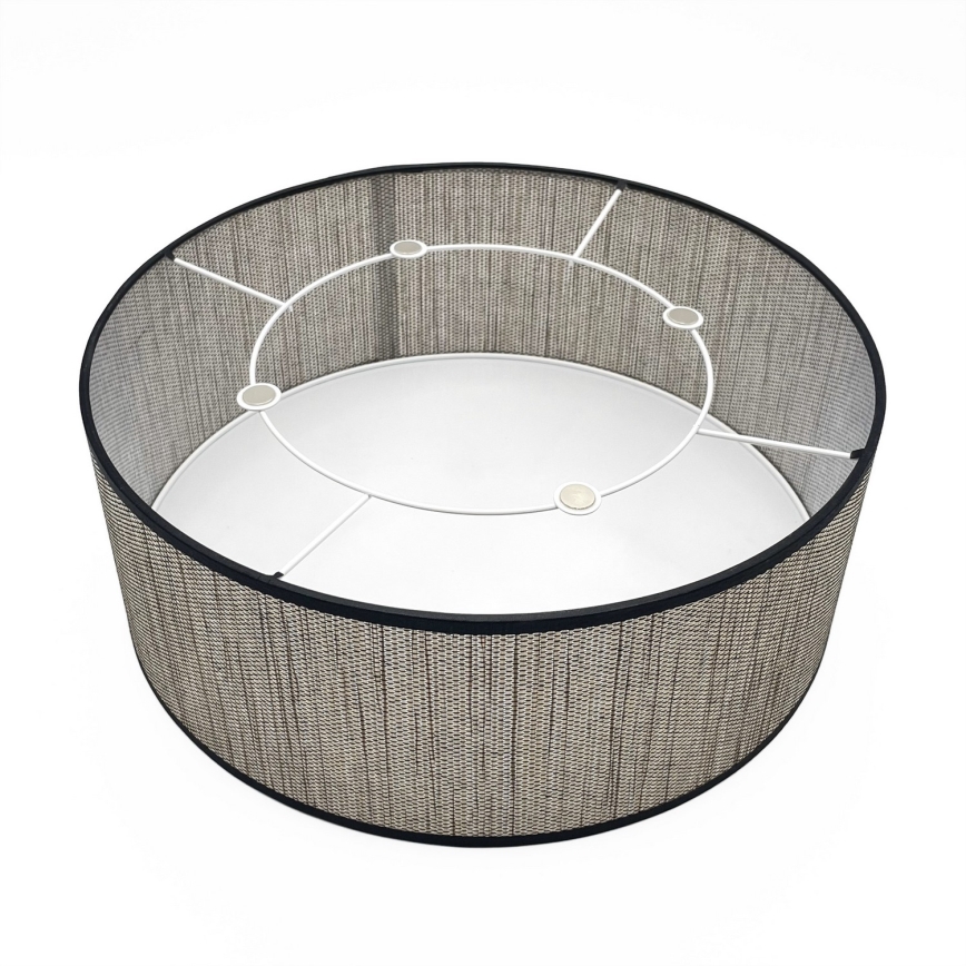 Taklampa SIRJA 2xE27/15W/230V Ø 35 cm brun