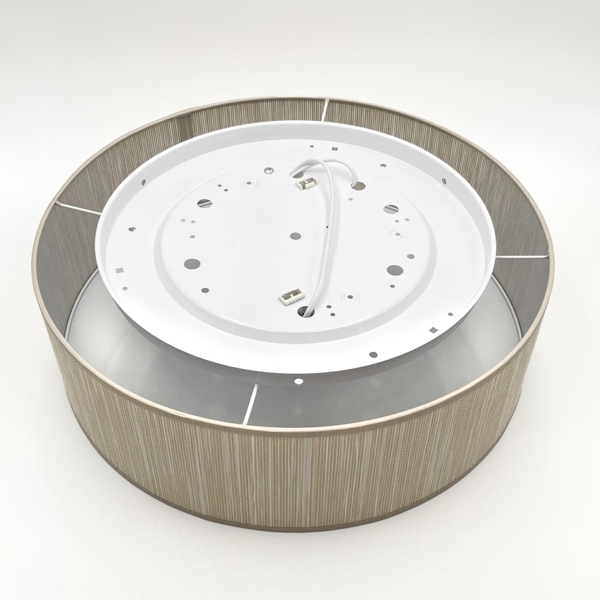 Taklampa SIRJA 2xE27/15W/230V Ø 45 cm beige