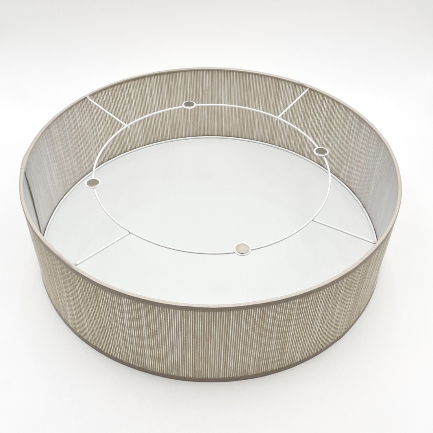 Taklampa SIRJA 2xE27/15W/230V Ø 45 cm beige