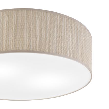 Taklampa SIRJA 2xE27/15W/230V Ø 45 cm beige