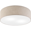 Taklampa SIRJA 2xE27/15W/230V Ø 45 cm beige