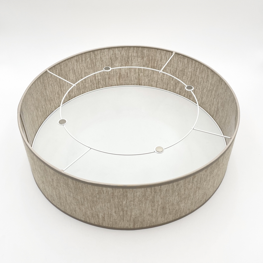 Taklampa SIRJA 2xE27/15W/230V Ø 45 cm beige