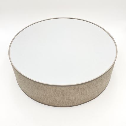 Taklampa SIRJA 2xE27/15W/230V Ø 45 cm beige