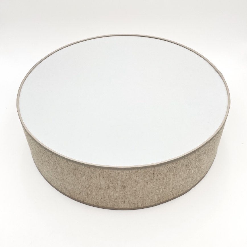 Taklampa SIRJA 2xE27/15W/230V Ø 45 cm beige