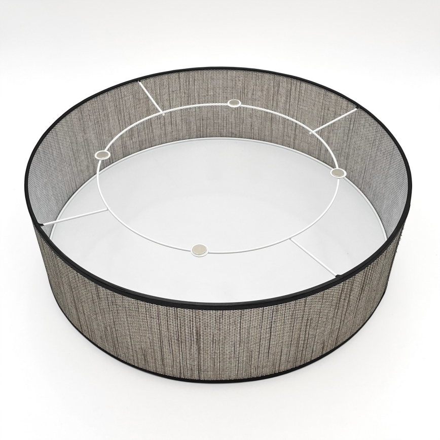 Taklampa SIRJA 2xE27/15W/230V Ø 45 cm brun