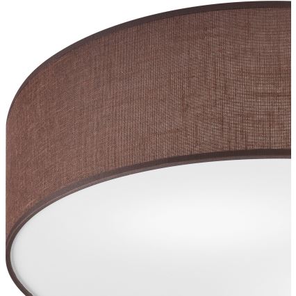 Taklampa SIRJA 2xE27/60W/230V d. 45 cm brun