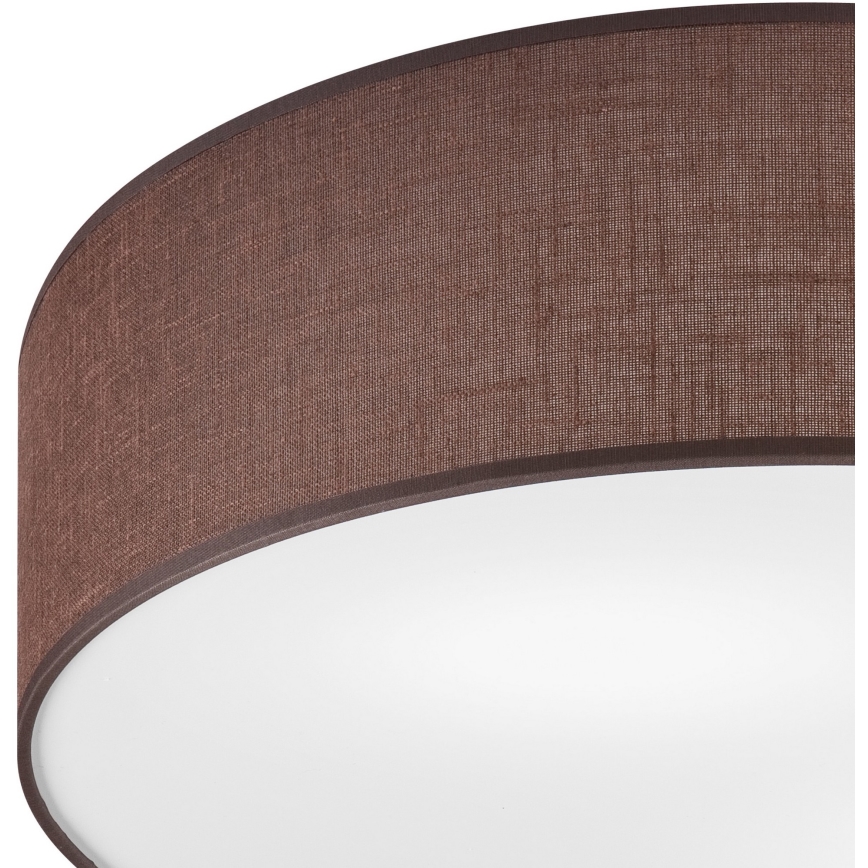 Taklampa SIRJA 2xE27/60W/230V d. 45 cm brun