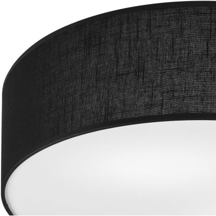 Taklampa SIRJA 2xE27/60W/230V d. 45 cm svart