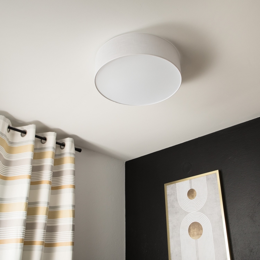 Taklampa SIRJA 2xE27/60W/230V d. 45 cm vit