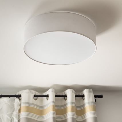 Taklampa SIRJA 2xE27/60W/230V d. 45 cm vit