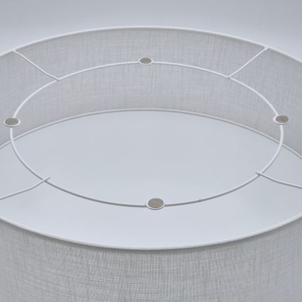 Taklampa SIRJA 2xE27/60W/230V d. 45 cm vit