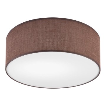 Taklampa SIRJA DOUBLE 2xE27/15W/230V diameter 35 cm brun