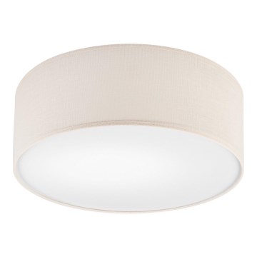 Taklampa SIRJA DOUBLE 2xE27/15W/230V diameter 35 cm grädde