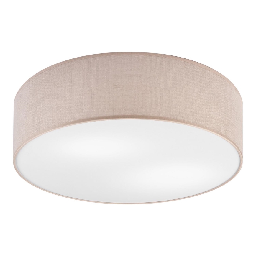Taklampa SIRJA DOUBLE 4xE27/15W/230V diameter 45 cm beige