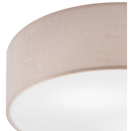Taklampa SIRJA DOUBLE 4xE27/15W/230V diameter 45 cm beige