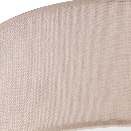 Taklampa SIRJA DOUBLE 4xE27/15W/230V diameter 45 cm beige
