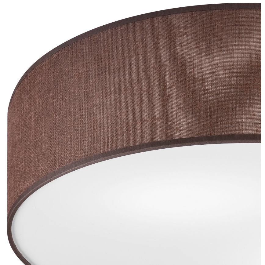 Taklampa SIRJA DOUBLE 4xE27/15W/230V diameter 45 cm brun