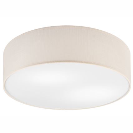 Taklampa SIRJA DOUBLE 4xE27/15W/230V diameter 45 cm grädde