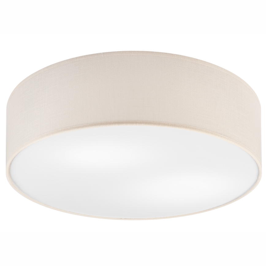 Taklampa SIRJA DOUBLE 4xE27/15W/230V diameter 45 cm grädde