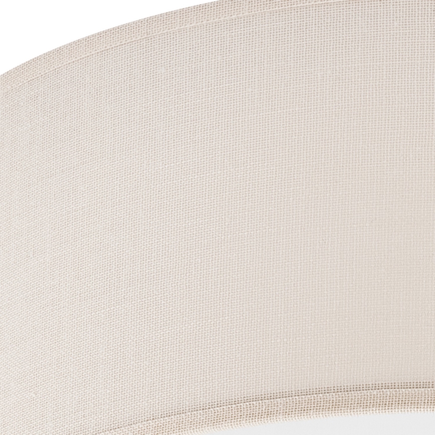 Taklampa SIRJA DOUBLE 4xE27/15W/230V diameter 45 cm grädde