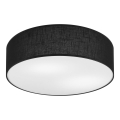 Taklampa SIRJA DOUBLE 4xE27/15W/230V diameter 45 cm svart