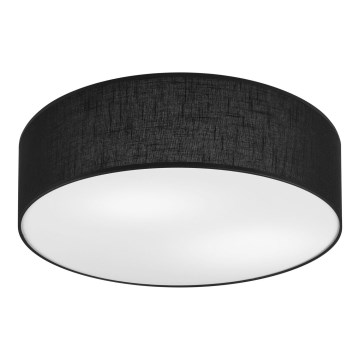 Taklampa SIRJA DOUBLE 4xE27/15W/230V diameter 45 cm svart