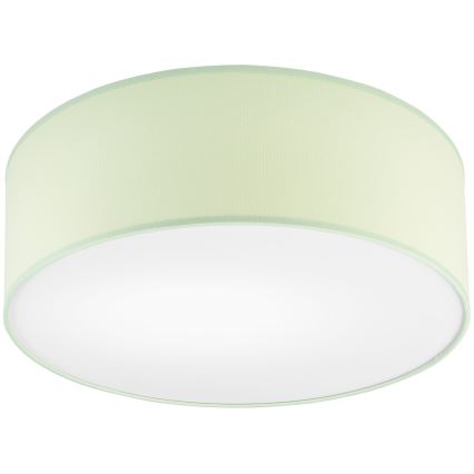 Taklampa SIRJA PASTEL 1xE27/60W/230V diameter 35 cm grön