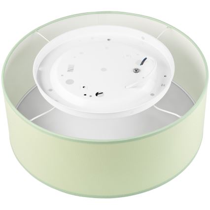 Taklampa SIRJA PASTEL 1xE27/60W/230V diameter 35 cm grön