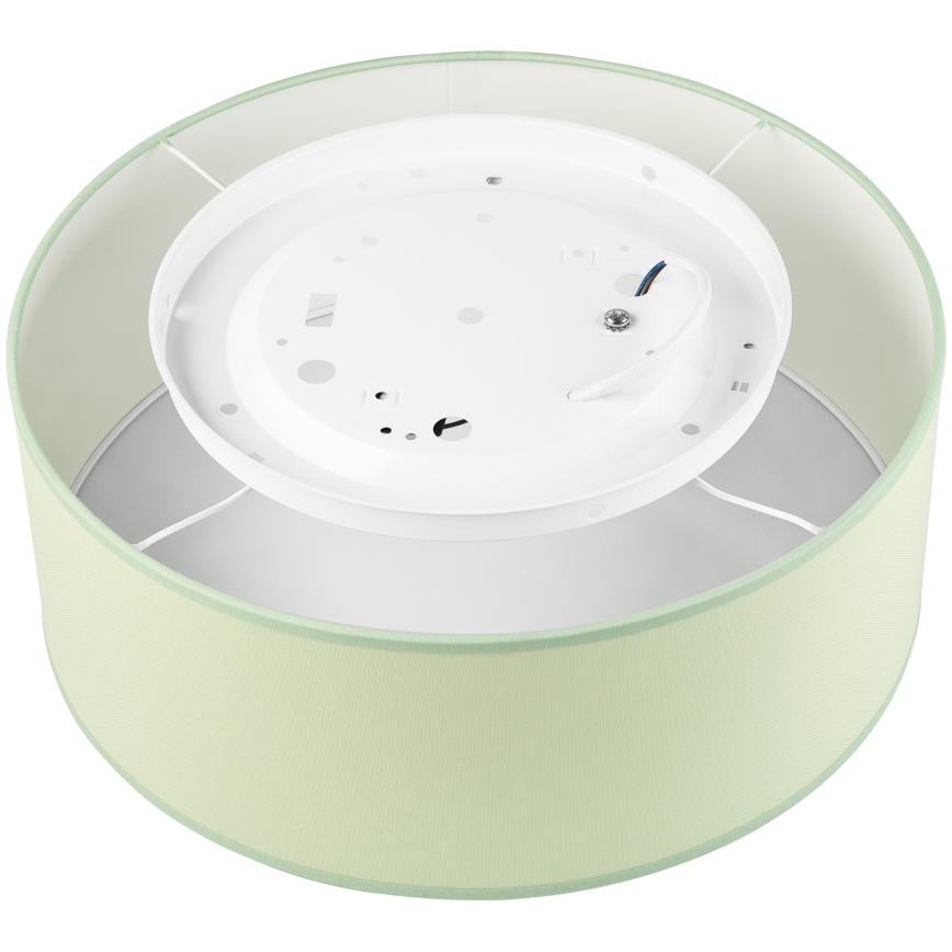Taklampa SIRJA PASTEL 1xE27/60W/230V diameter 35 cm grön