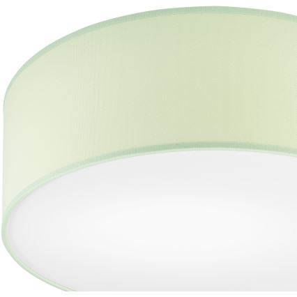 Taklampa SIRJA PASTEL 1xE27/60W/230V diameter 35 cm grön