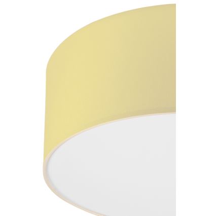 Taklampa SIRJA PASTEL 1xE27/60W/230V diameter 35 cm gul