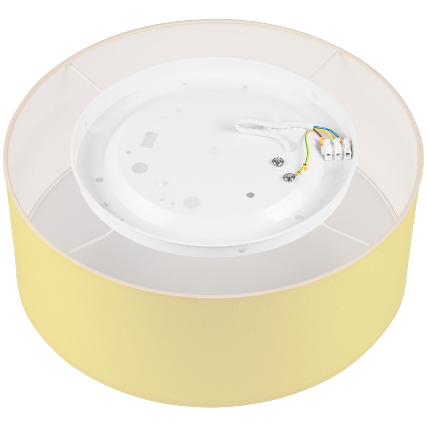 Taklampa SIRJA PASTEL 1xE27/60W/230V diameter 35 cm gul