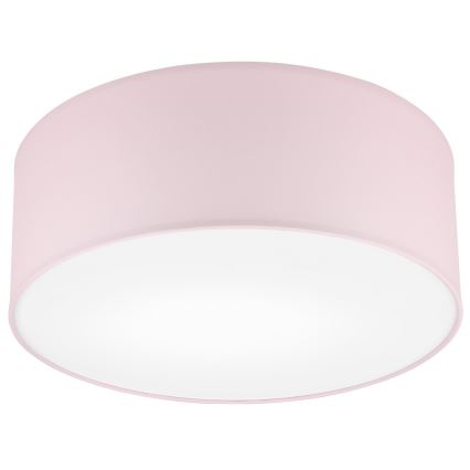 Taklampa SIRJA PASTEL 1xE27/60W/230V diameter 35 cm rosa