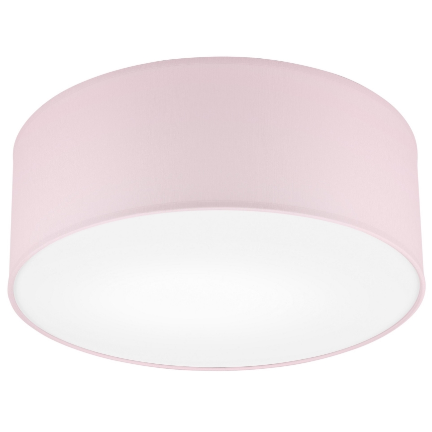 Taklampa SIRJA PASTEL 1xE27/60W/230V diameter 35 cm rosa