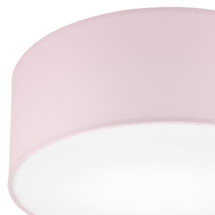 Taklampa SIRJA PASTEL 1xE27/60W/230V diameter 35 cm rosa