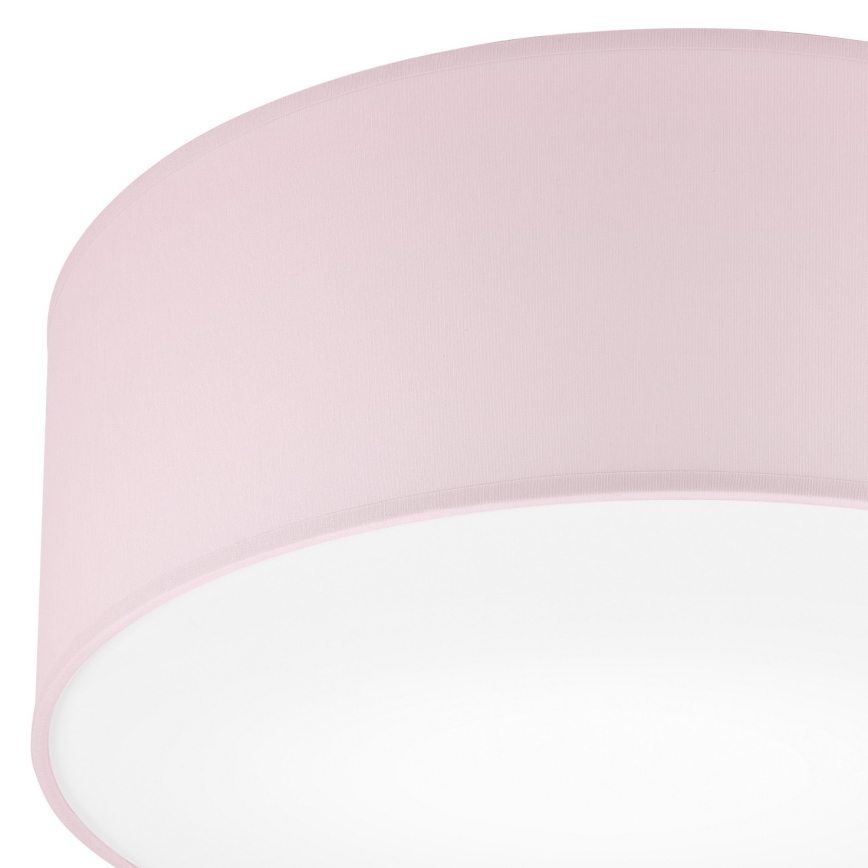 Taklampa SIRJA PASTEL 1xE27/60W/230V diameter 35 cm rosa