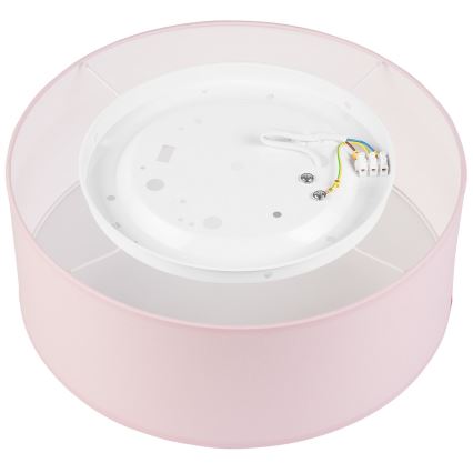 Taklampa SIRJA PASTEL 1xE27/60W/230V diameter 35 cm rosa