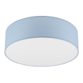 Taklampa SIRJA PASTEL 2xE27/60W/230V diameter 45 cm blå