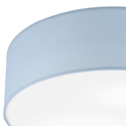 Taklampa SIRJA PASTEL 2xE27/60W/230V diameter 45 cm blå