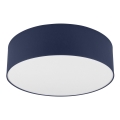 Taklampa SIRJA PASTEL 2xE27/60W/230V diameter 45 cm mörkblå