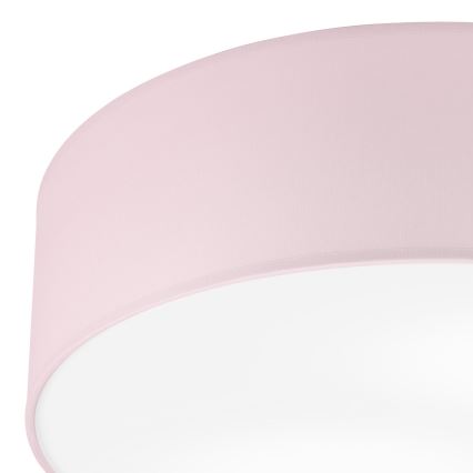 Taklampa SIRJA PASTEL 2xE27/60W/230V diameter 45 cm rosa