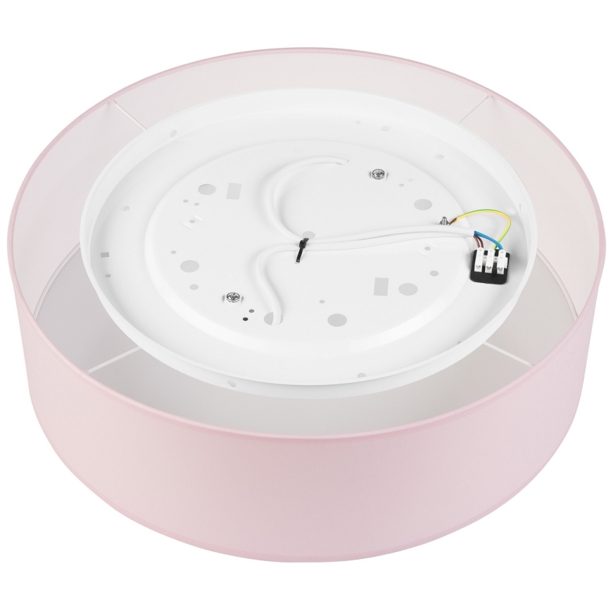 Taklampa SIRJA PASTEL 2xE27/60W/230V diameter 45 cm rosa